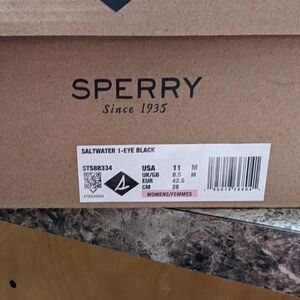 Sperry Black size 11 Boat Shoes
